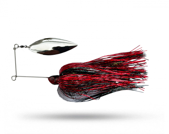 Fin Custom Willow Spinnerbaits - Red Tiger i gruppen Fiskedrag / Gäddspinnare & Spinnerbaits hos Örebro Fiske & Outdoor AB (Fin Willow - Red Tiger)